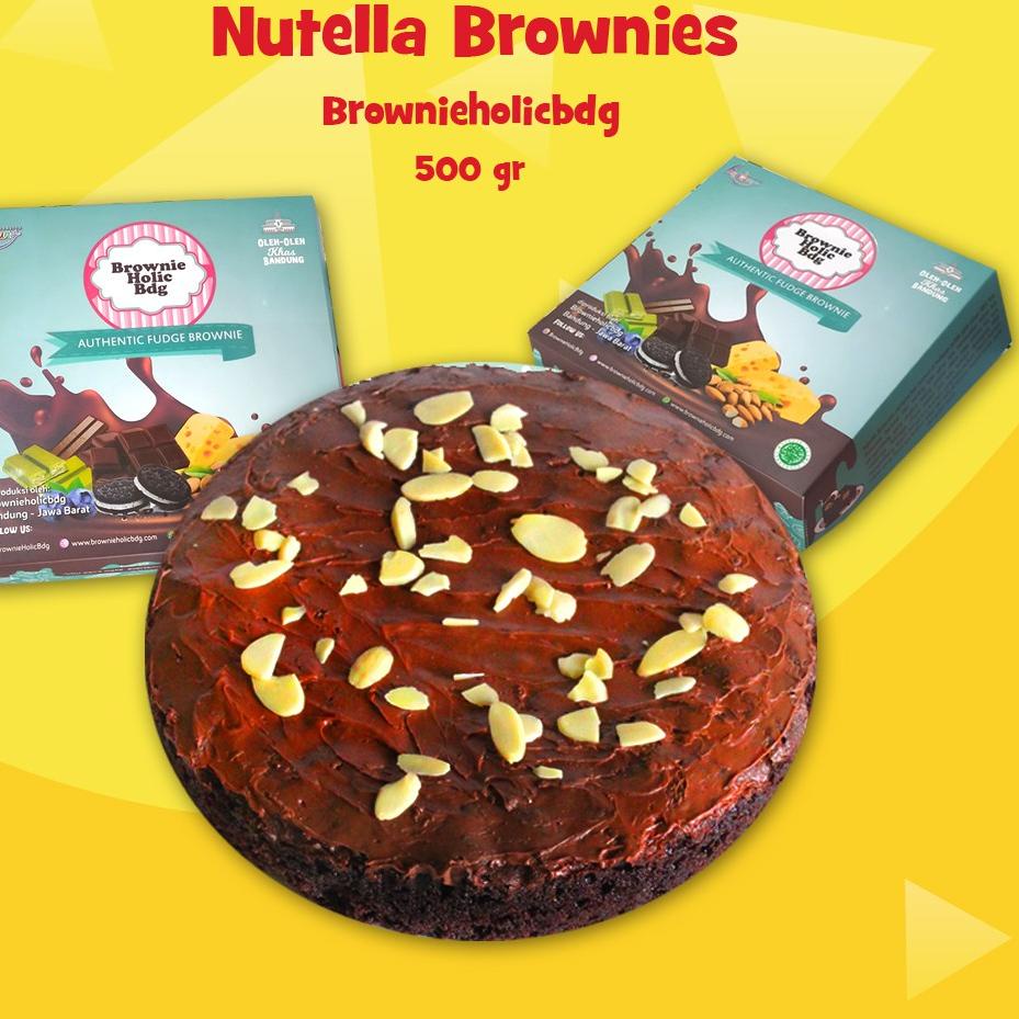 

☺ Brownies Nutella Fudge Brownie Coklat Brownieholicbdg ✿