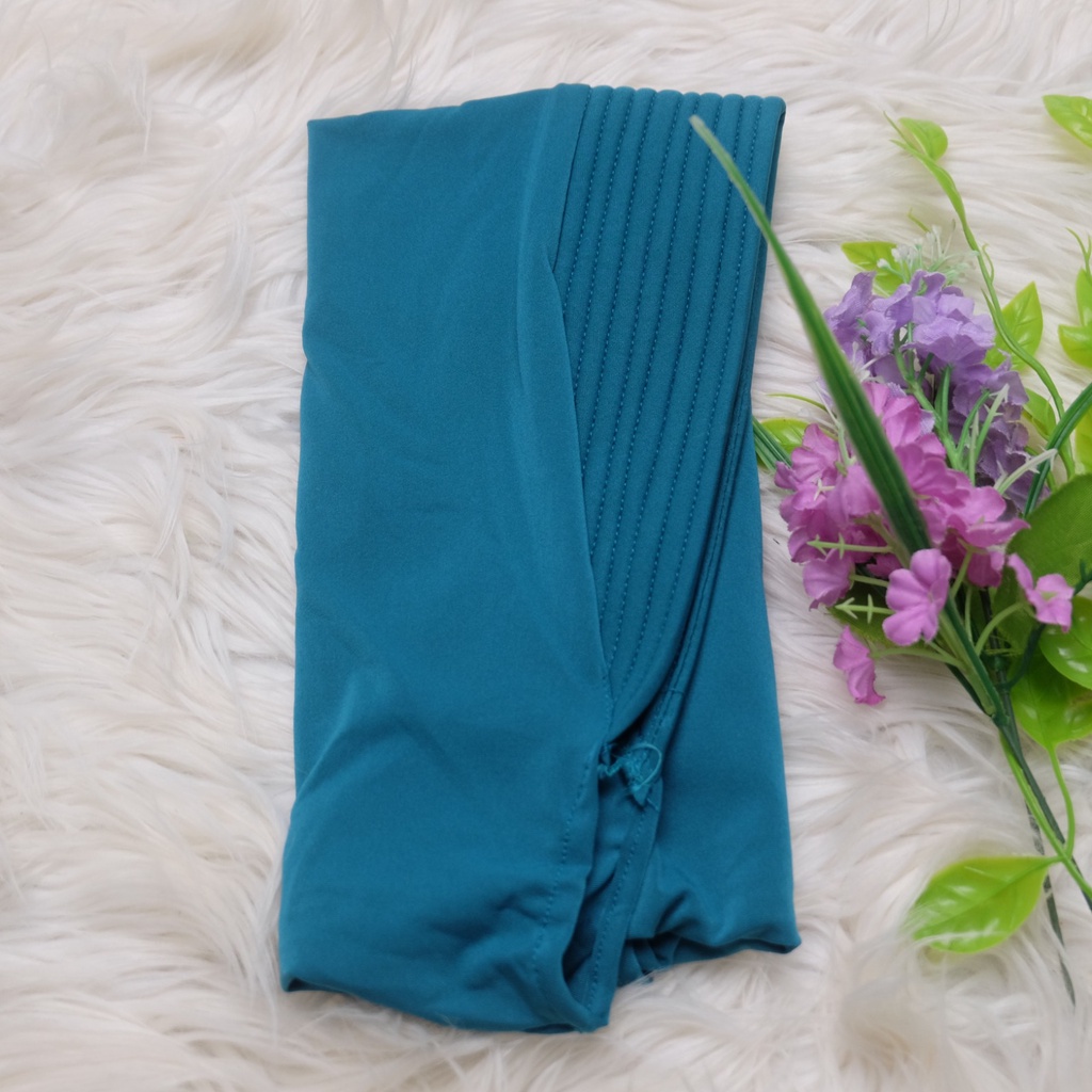 Jilbab Sport Jilbab Instan Hijab Sport Jersey Premium Olahraga Volly Basket Futsal UK S M L-HIJAU TOSCA