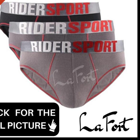 ➧ JAMIN ORI TERMURAH Celana Dalam Rider Sport 337 Pria ORI CD Underwear Cowok Berkualitas ✱