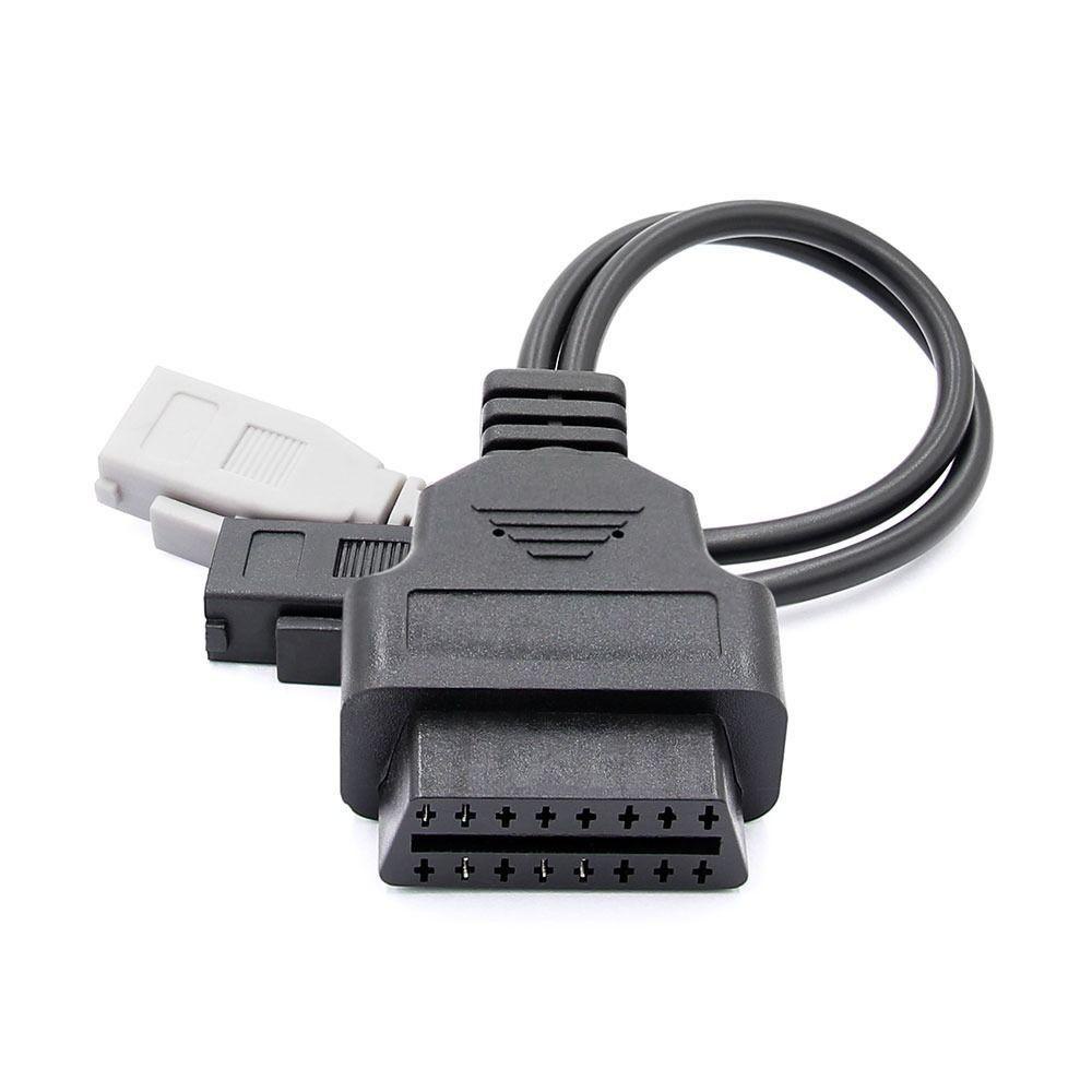 Lanfy Kabel OBD2 1PC 2X2 OBD1 OBD2 16Pin Female Connector Transfer Connector Kabel Adaptor VAG Adapter