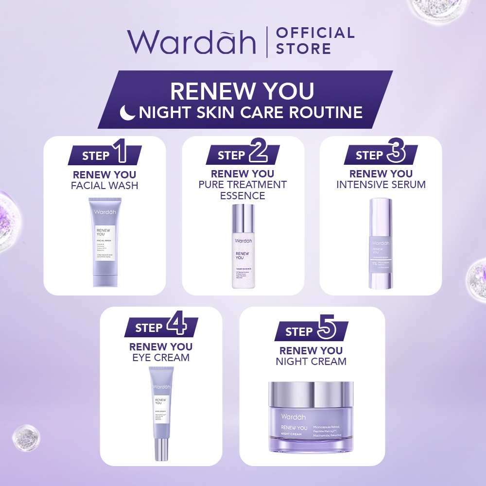 GIRLSNEED77 - COD - Wardah Renew You Anti Aging Intensive Serum 15ml / 30ml Serum Anti Aging Samarkan Garis Halus