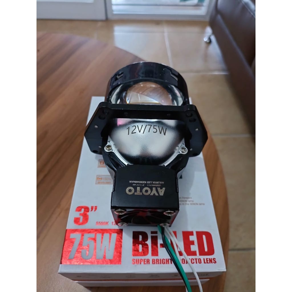 BILED AYOTO LAMPU PROJECTOR LENS BILED AYOTO 2'5 &amp; 3 INCHI HI LOW BEAM