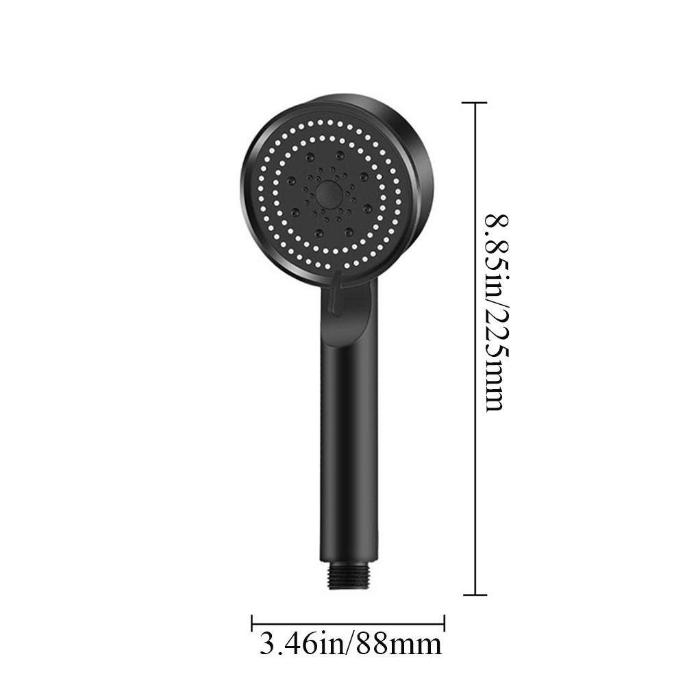 [Elegan] Kepala Shower Silver/Grey/Black 1Pcs Hemat Air Bersih Sendiri Multifungsi Eco