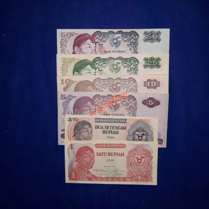 UANG KUNO SET MINI JENDRAL SUDIRMAN 1 SAMPE 50 IKLAN 692