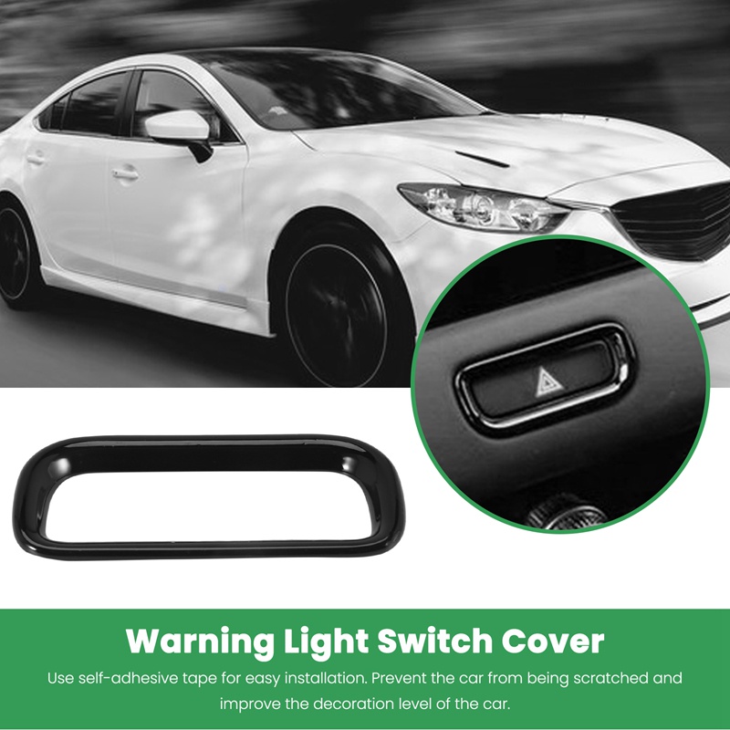 Bingkai Lampu Emergency Bahaya Mobil Frame Warning Lamp Switch Cover Trim Untuk Honda Vezel HR-V HRV 2021 2022