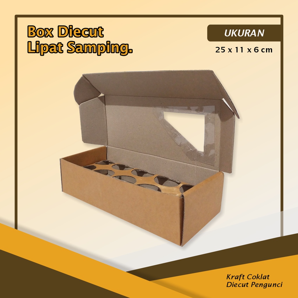 BOX / KARDUS - Ukuran 25 x 11 x 6 Cm - Box Telur