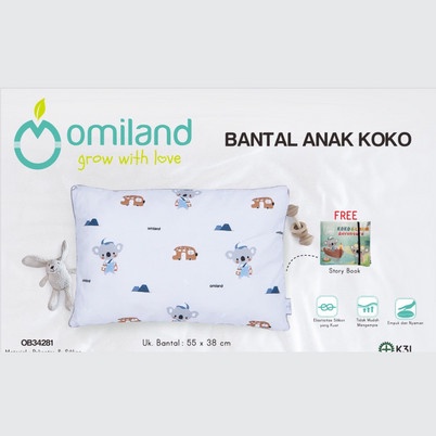 Makassar ! Bantal Kepala Anak Omiland Koko Lala Series OB34281/91 Gratis Story Book