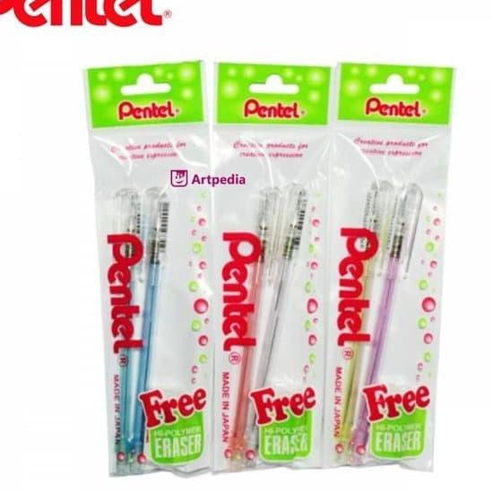 

Garansi Tidak Rusak PENTEL Pensil Mekanik Pentel Set 0.5 mm 2 Pensil 1 Penghapus Caplet Tutup