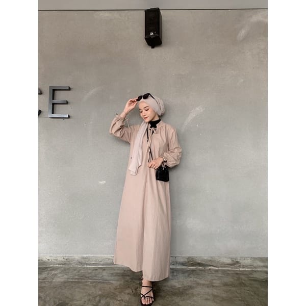 LYLA DRESS / DRESS WANITA TANGAN SERUT