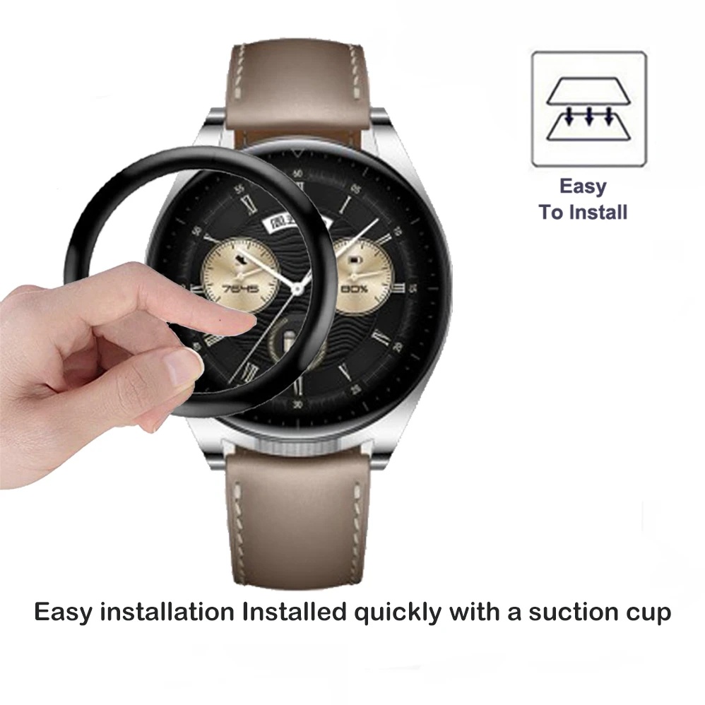 Pelindung Layar PMMA 3D Untuk Huawei Watch Buds Smartwatch HD Clear Soft Explosion-proof Screen Protective Film