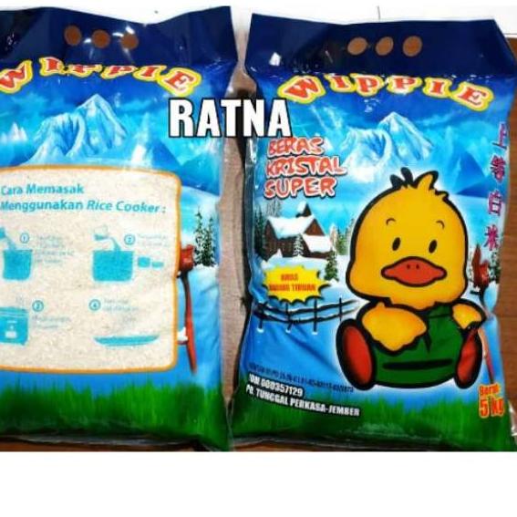 

➭ BERAS WIPPIE 10kg 10 kg KRISTAL SUPER PUNEL Satu Pabrik Dengan PIN PIN ✶