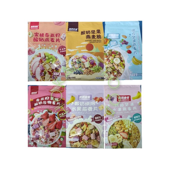 

Meizhoushike Oatmeal crispy / Meizhoushike Sereal / Sereal diet / Sereal Taiwan