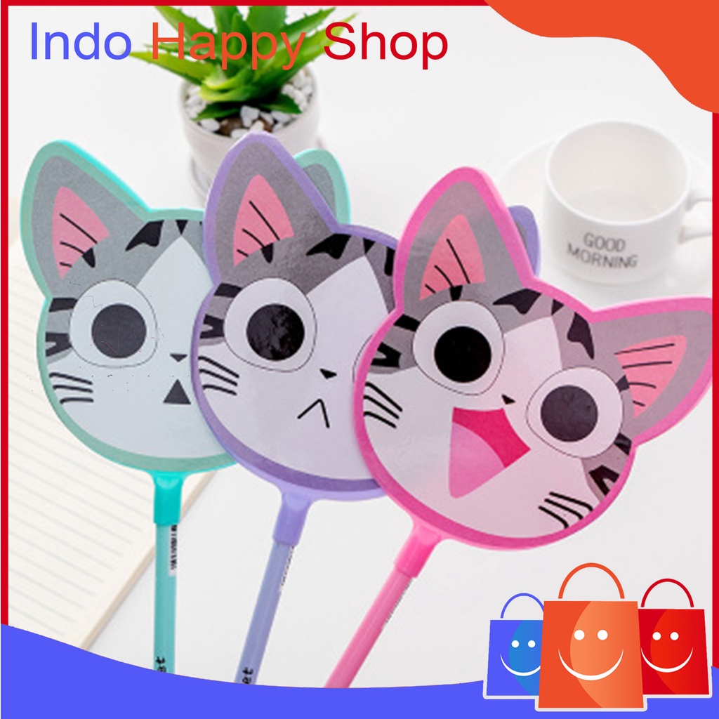 

⭐️ ⭐️Pulpen Kipas Karakter Kucing Pena Kipas Animal Souvenir Lucu