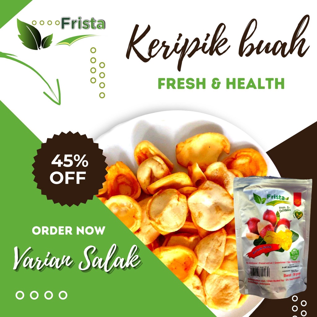 

FRISTA KERIPIK BUAH SALAK Premium 50gram