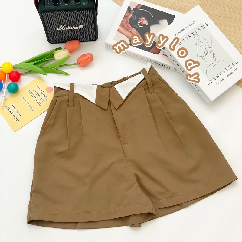 BEFAST - ZSO OOTD HOTPANTS WANITA MILYA / VIMEI PANTS / Celana Pendek Kerah / Pakaian Casual Wanita / Hotspants Kekinian Remaja ABG Trendy / Outfit Wanita Modis / Fashion Remaja Wanita Terlaris