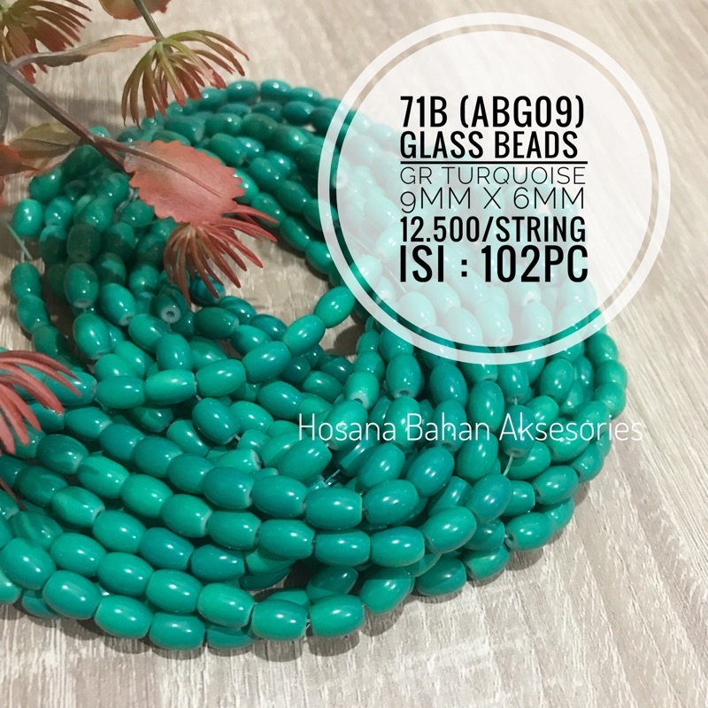 Glass Beads/Manik manik/Bahan Gelang/Bahan Kalung/Bahan bros