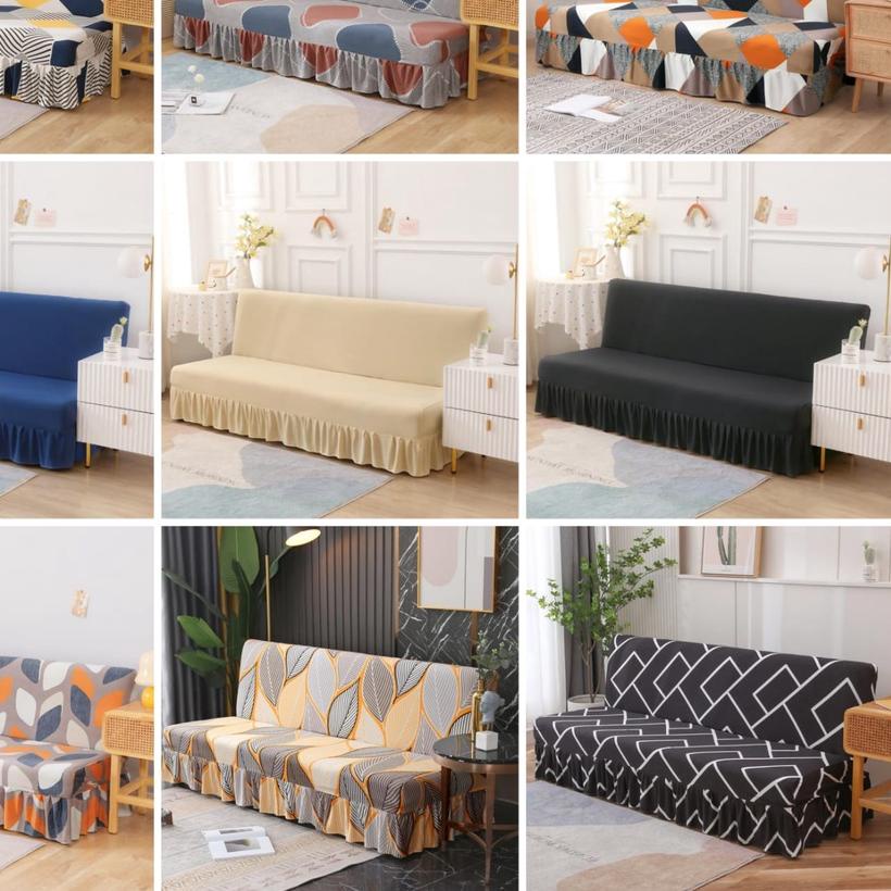 ♞ Cover sofa bed / sarung penutup sofa bed / sofa bed cover / sarung sofa bed RUMBAI ◄