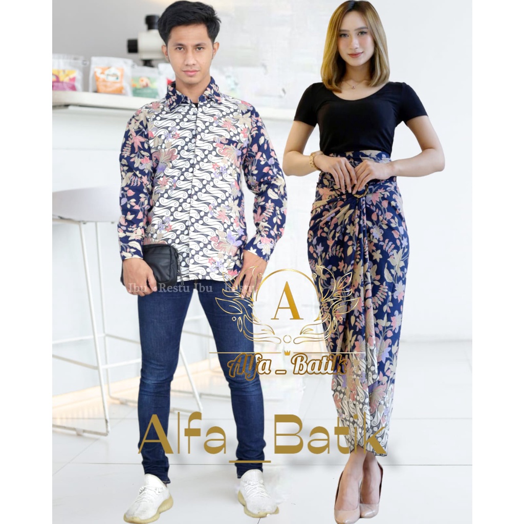 couple batik/couple pasangan/couple keluarga/couple kondangan/couple/set batik/set kemeja couple/set lilit batik/set kemeja batik