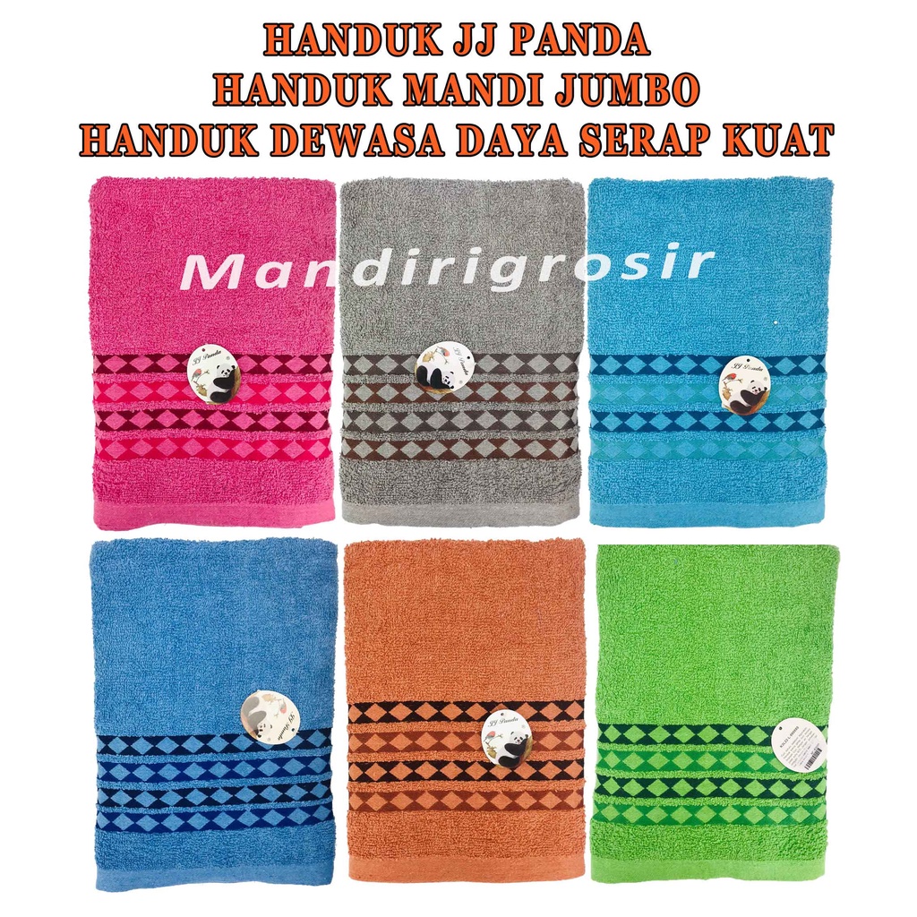 Handuk Mandi Jumbo* Handuk JJ Panda* Handuk Daya Serap Kuat*K3L22-L