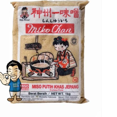 

☆ Shinshuichi Mikochan Shiro Miso Paste- Pasta Miso- Tauco Jepang 1Kg ♣