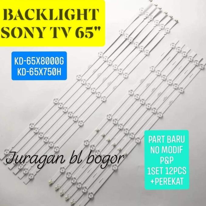 LAMPU LED BL BACKLIGHT TV SONY KD-65X8000G KD-65X750H 65X8000G 65X750H 0202