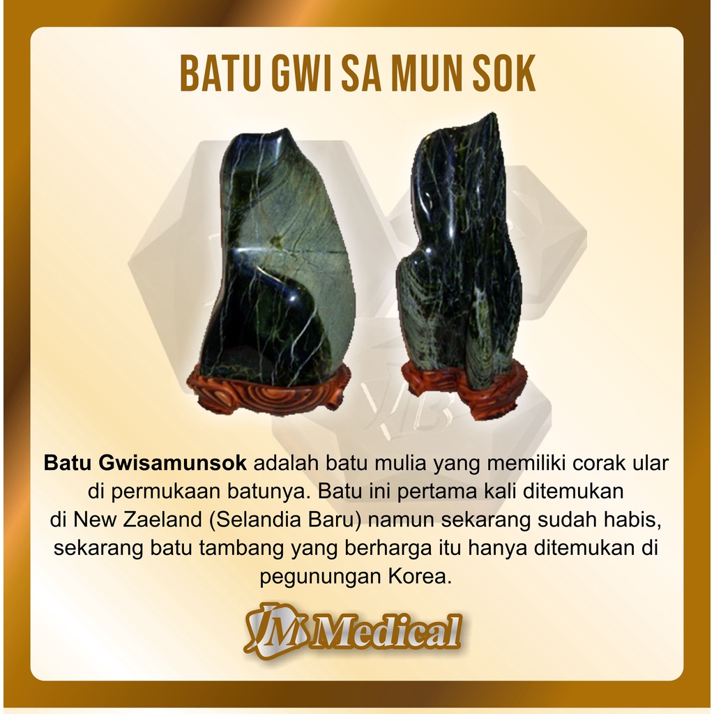 [READY STOCK] JEIDO POWER STONE/BATU GWISAMUNSOK/BATU KESEHATAN ASLI ORGINAL