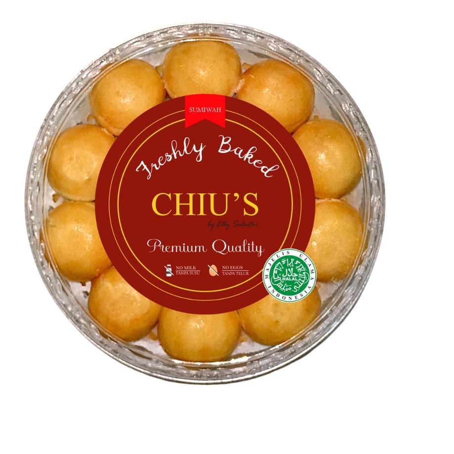

☼ CHIU'S Kue Kering Vegan / Vegetarian Tanpa Telur Nastar Nanas ☋