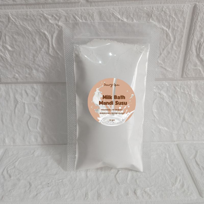 Milk Bath Mandi Susu 100 gram Bubuk Mandi Susu ala Salon Deary Spa