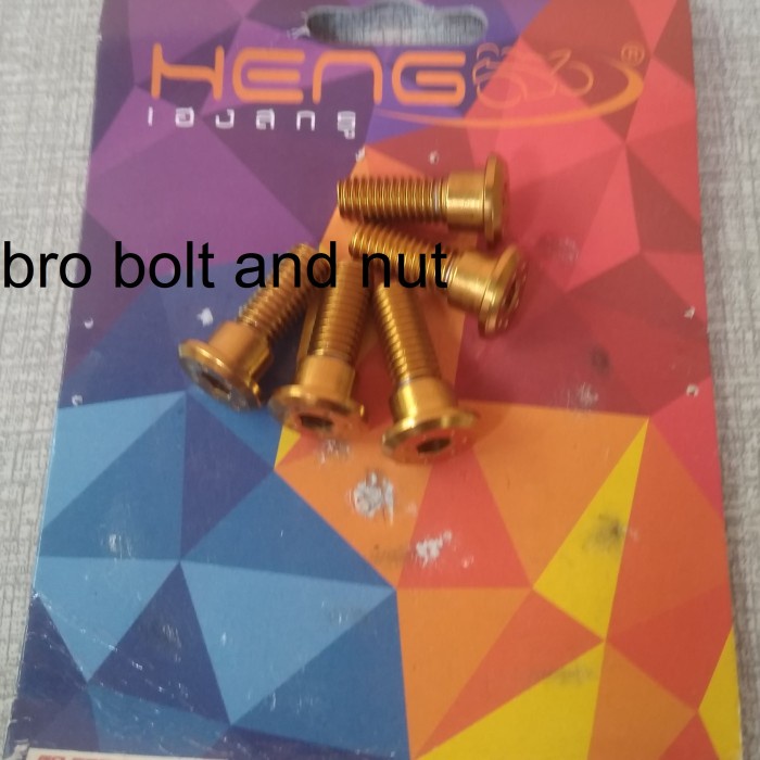 Best Seller Baut Probolt Disc Cakram Disk Satria Fu 150 Original Heng Thailand
