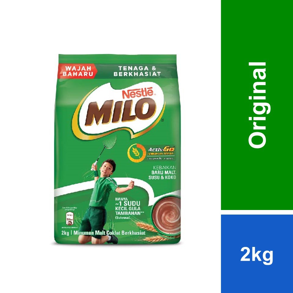 

MILO MALAYSIA 2 KG Original Nestle Chocolate Malt 2kg