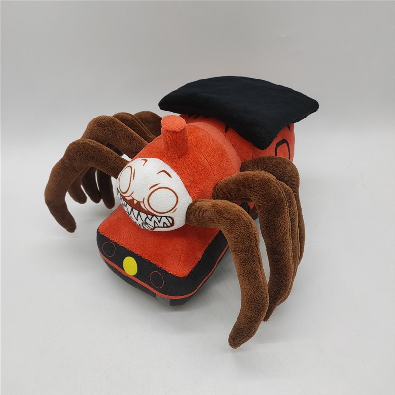 Horror Game Choo-Choo Charles Mainan Mewah Spider Lembut Boneka Boneka Mengerikan Charles Kereta Kartun Spider Plushies Mainan