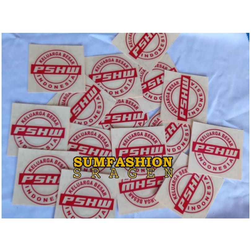 Stiker Keluarga Besar PSHW - SH winongo - pencak silat - Sticker SH Murah