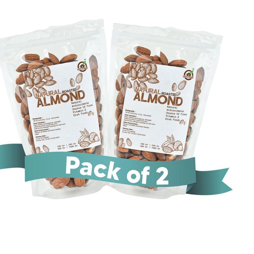 

✲ House Of Organix Pack Of 2 Roasted Almond 250 Gr ♟