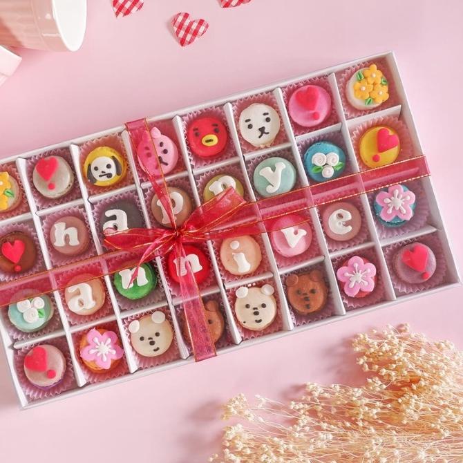 

➥ BABY MACARON GIFT 32PCS, HADIAH UNIK MACARON ☋