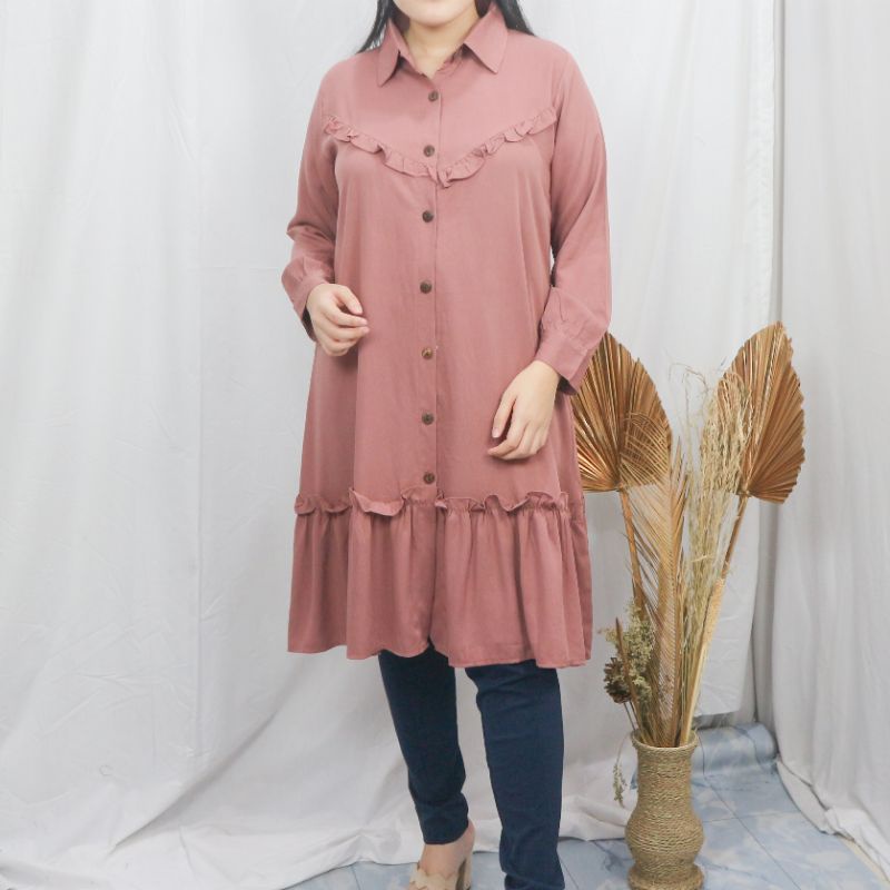 LIVY TUNIK RAYON TWILL JUMBO / PREMIUM RAYON TWILL / TUNIK JUMBO