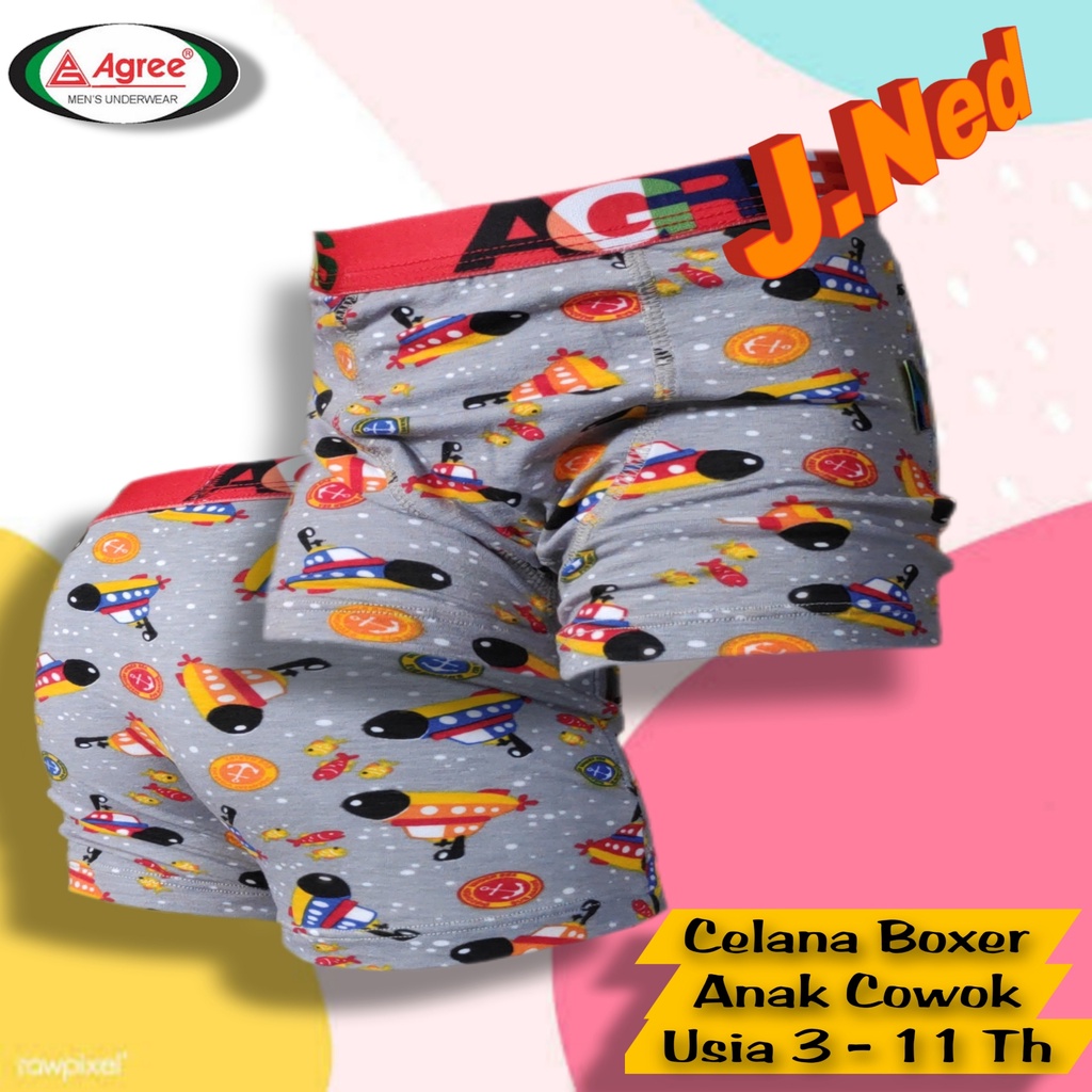 J609 CD BOXER ANAK COWOK AGREE BOYS BOXER ANAK ART A 501