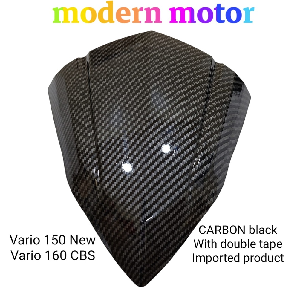 VISOR VARIO 150 NEW VARIO 160 WINDSHIELD VARIO 150 VARIO 160 CBS NEW CARBON IMPORT