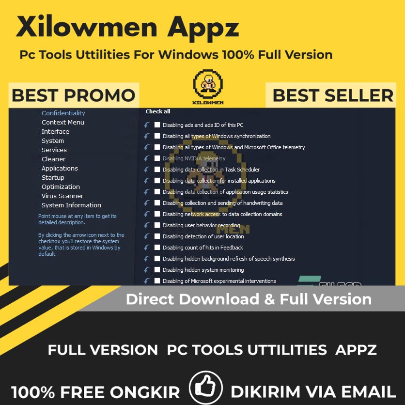 [Full Version] Win 10 Tweaker Pro PC Tools Software Utilities Lifetime Win OS