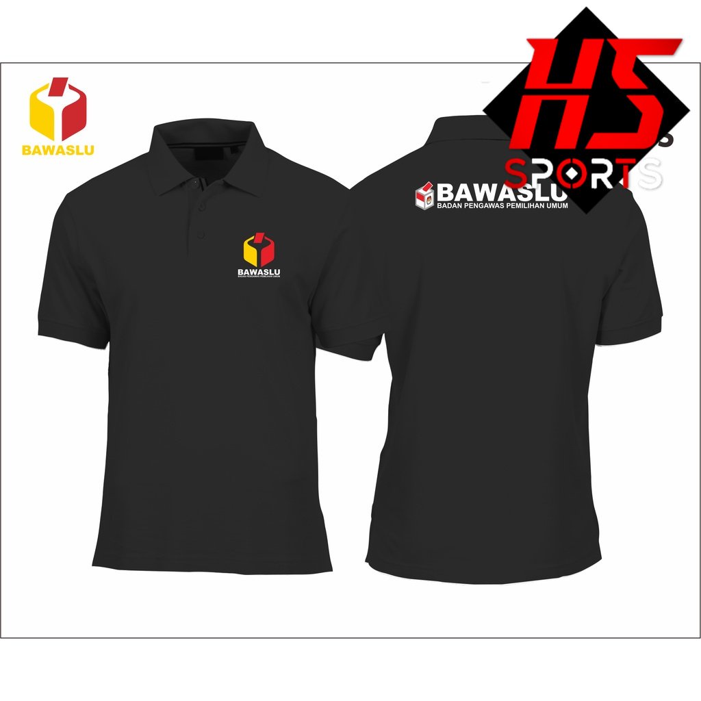 POLO BAWASLU - BAJU KERAH BAWASLU 1 LOGO - POLO BAWASLU 1 LOGO