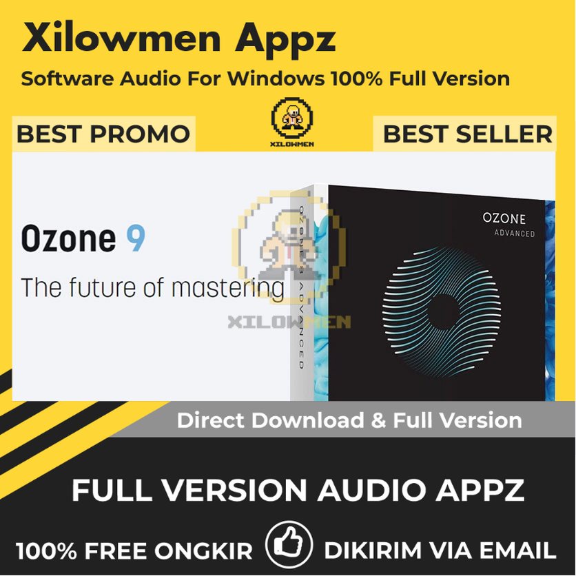 [Full Version] iZotope Ozone 10 Advanced Pro Lifetime Audio Software - Perangkat lunak audio canggih untuk mastering dan mixing profesional