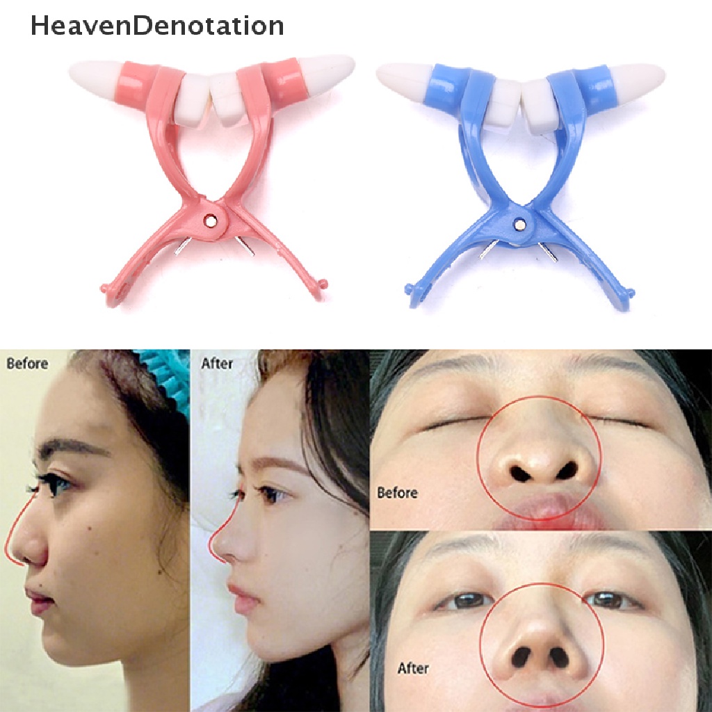 [HeavenDenotation] Nose Up Lifg Shaping Shaper Orthotics Clip Beauty Hidung Hidung Hidung Atas Klip Korektor HDV