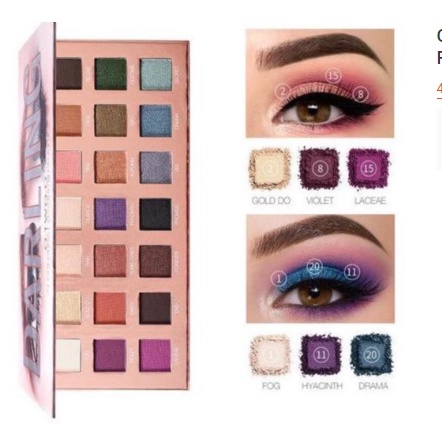 O TWO O Palet Eyeshadow Darling Isi 21 Warna Shimmer LS 9994