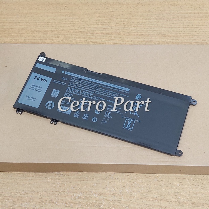 Baterai For Dell Latitude 3380 3400 Inspiron 7779 7778 Series 33YDH -NEW