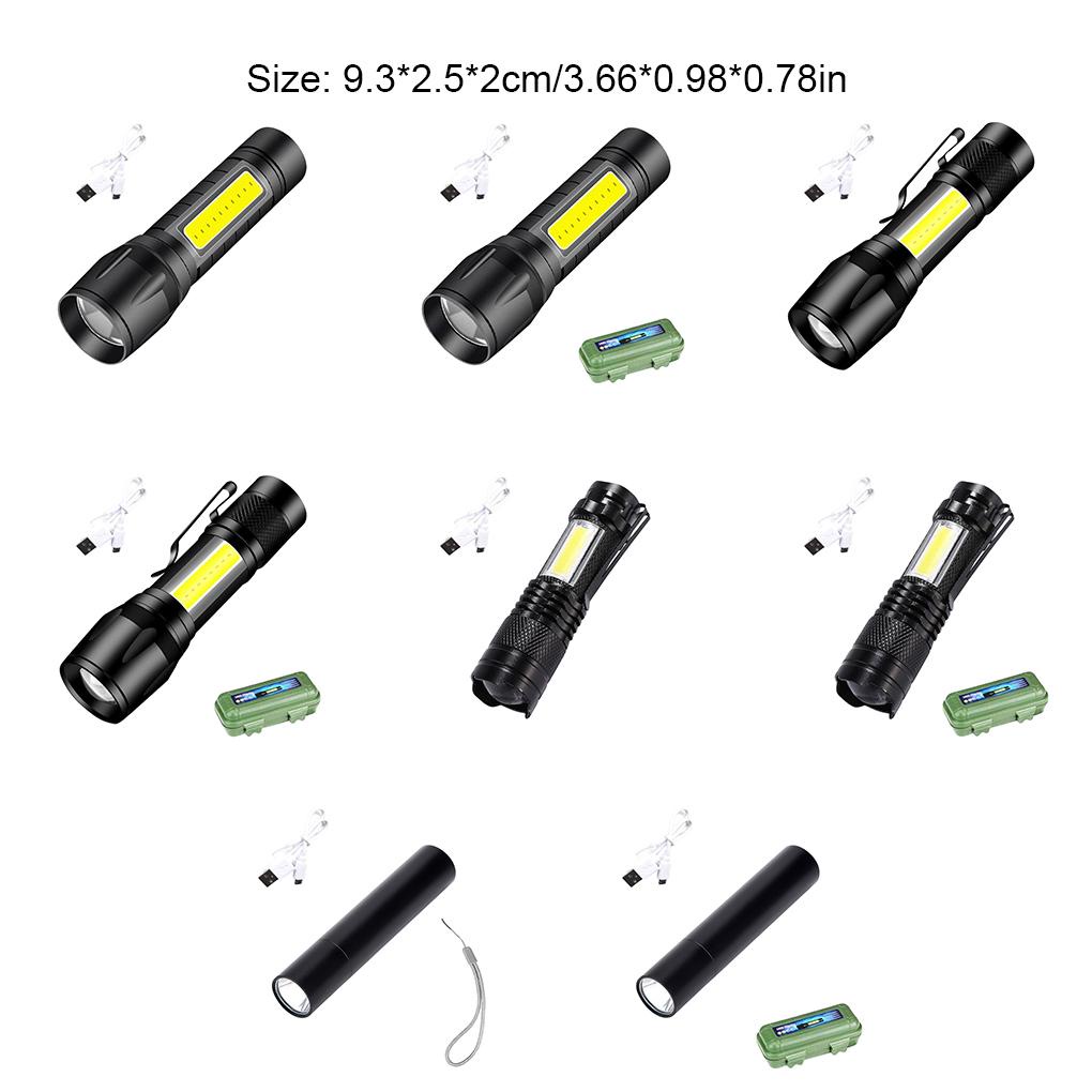 Huit Senter Camping Rechargeable Torch Charging Hiking Aksesoris Perangkat Pencahayaan Serbaguna Senter Mini