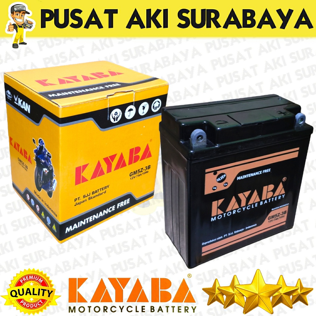 AKI MOTOR FIT X KAYABA GM5Z MAINTENANCE ACCU MEGAPRO PRIMUS LEGENDA ASTREA GRAND MTX5AL YB5LB YT7C GT6A