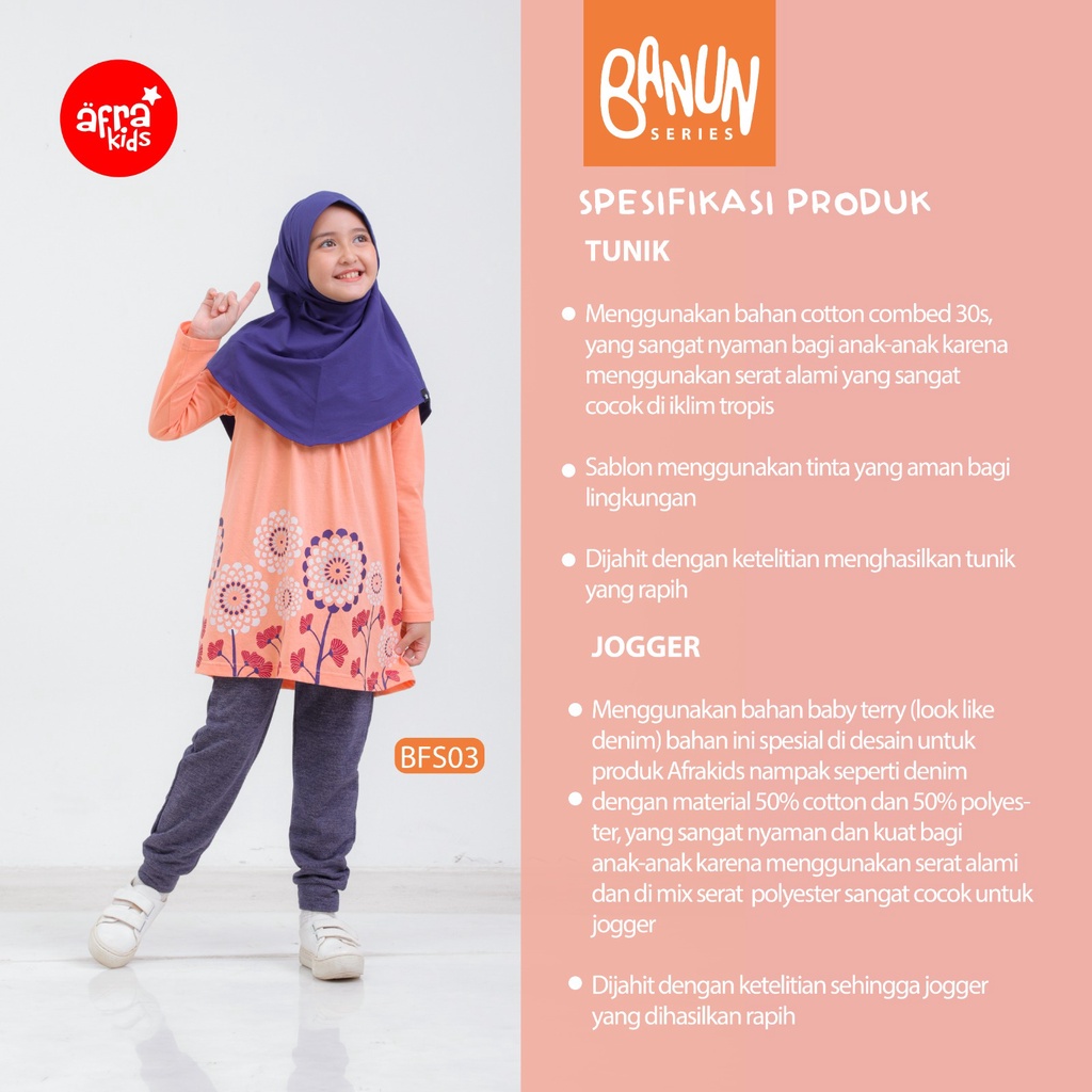 Banun Tunik - Tunik Banun - Jogger Afrakids