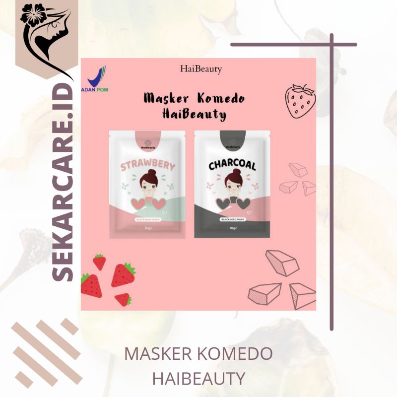 READY ! MASKER KOMEDO HAIBEAUTY MENCABUT MENGHILANGKAN KOMEDO SECARA MAKSIMAL BIKIN HIDUNG HALUS