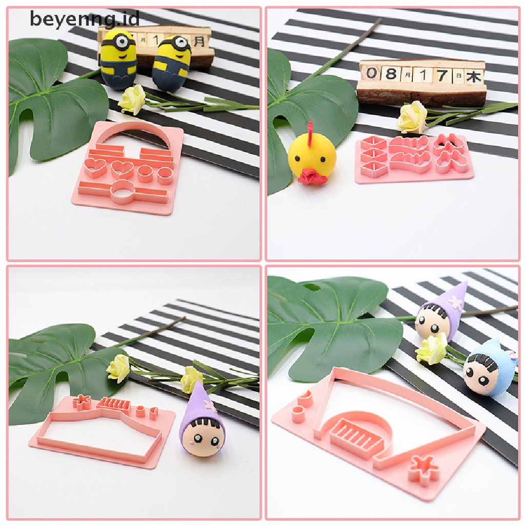 Beyen Lucu Kartun Handmade Pasta Adonan Roti Kukus Cetakan Set Aksesoris Dapur Anak Cetakan Makanan Alat Masak Pelengkap Food Moulds ID
