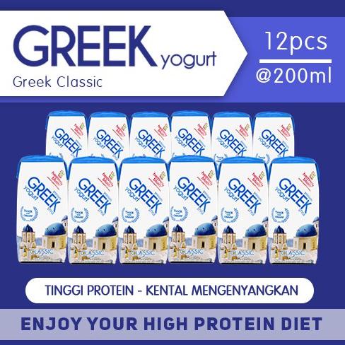 GROSIR_JAKARTA Yogurt Heavenly Blush Greek Classic [12 x 200ml]