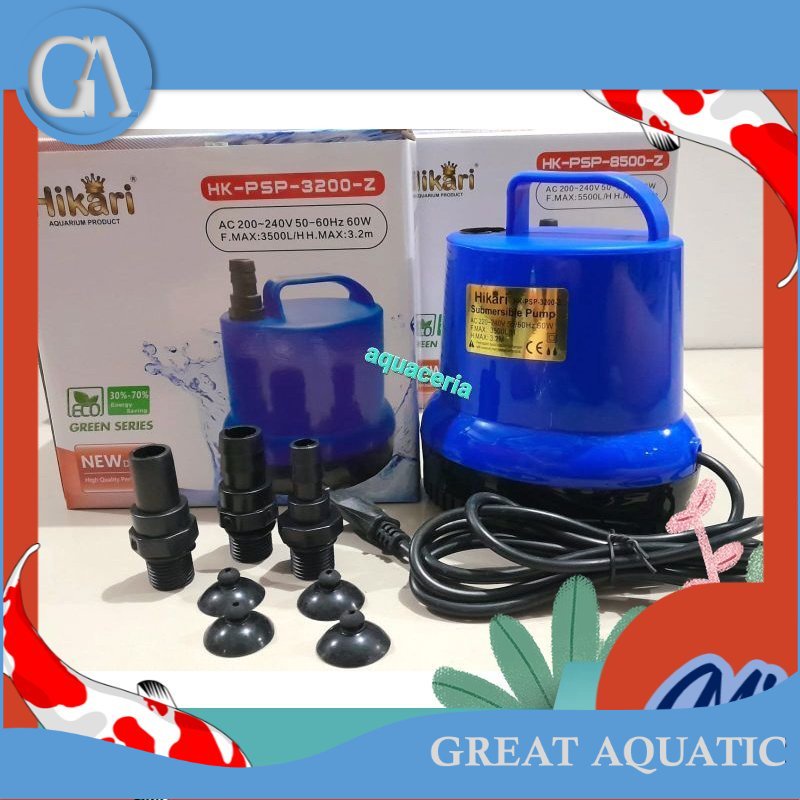 mesin pompa celup kolam aquarium air power head HIKARI PSP 3200 Z TERMURAH